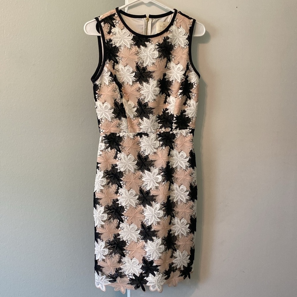KATE SPADE NEW YORK Floral Print Knee-Length Dress. Sz S/2
